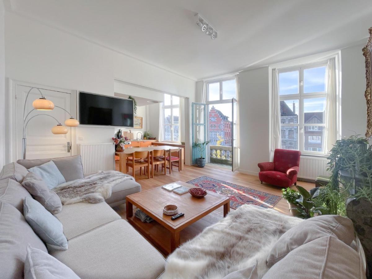 Appartement Spacieux & Calme Avec Vue Sur L'Escaut 图尔奈 外观 照片